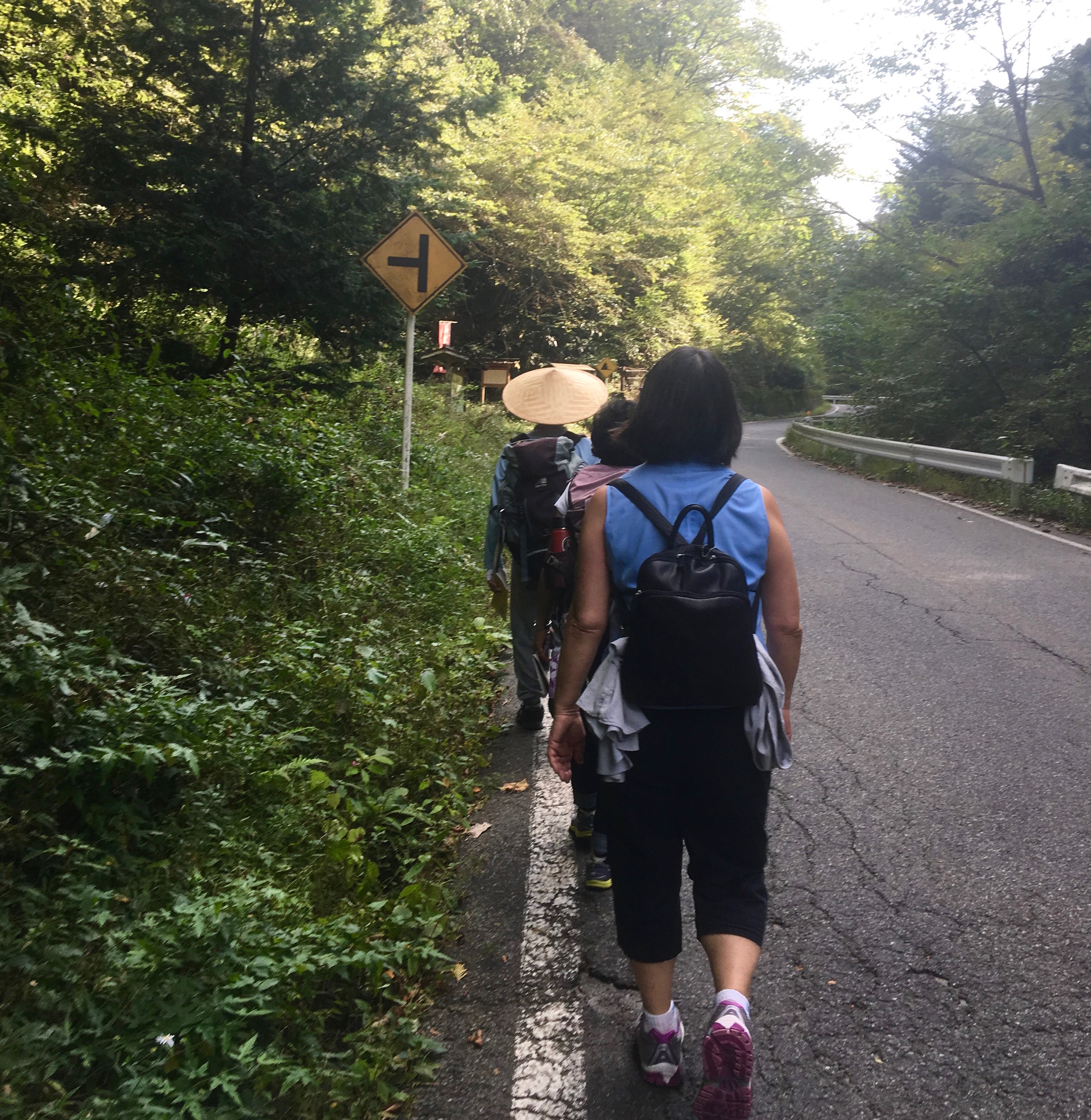 Man on trail